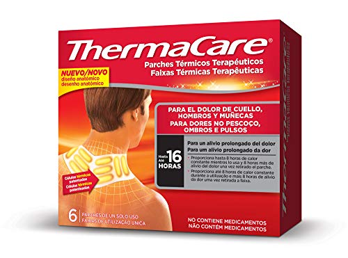 Thermacare Parche Térmico Terapéutico 4 Parches Para El Dolor Lumbar Y Cadera + Parche Térmico Terapéutico 6 Parches -Para El Dolor De Cuello, Hombro Y Muñeca