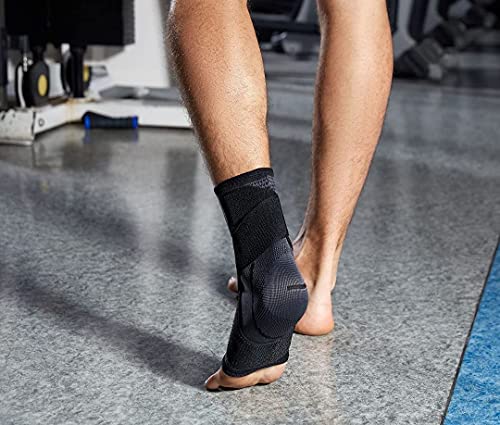 TOBILLERA ORTOPÉDICA CON REFUERZO LATERAL TRANSPIRABLE PARA ESGUINCES, LESIONES, INESTABILIDADES, EDEMAS DE TOBILLO.PARA HOMBRE Y MUJER. PARA HACER DEPORTE. ESTABILIZA EL TOBILLO. (XXL (25-27 cm))