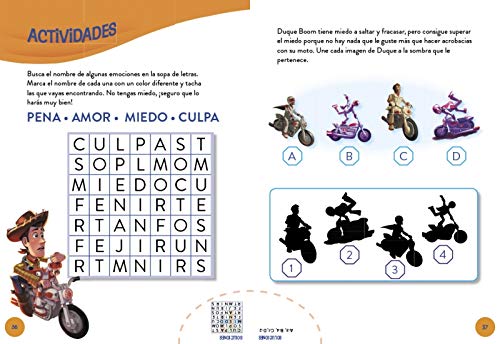 Toy Story 4. Supera tus miedos (Explora tus emociones con Disney): Explora tus emociones