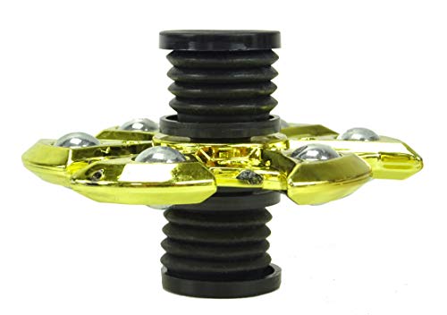 TOYLAND Spinarooz Hand Spinner Novelty Toy - Fidget Spinner - 3 en 1 - Salto, Rebote, Giro (Oro)