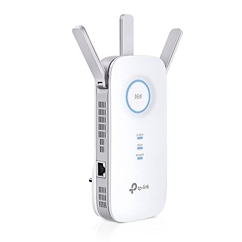 TP-Link RE550 - Mesh Repetidor AC1900 , WiFi doble banda, 1300Mbps/en 5GHz + 600Mbps/en 2.4GHz, amplificador WiFi, control de APP, máxima cobertura, compatible con todos los dispositivos WiFi
