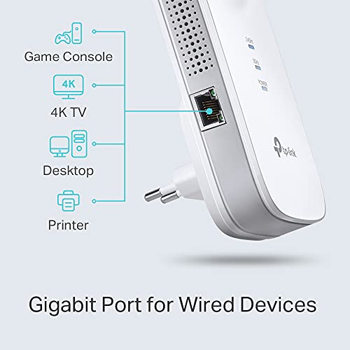 TP-Link RE550 - Mesh Repetidor AC1900 , WiFi doble banda, 1300Mbps/en 5GHz + 600Mbps/en 2.4GHz, amplificador WiFi, control de APP, máxima cobertura, compatible con todos los dispositivos WiFi