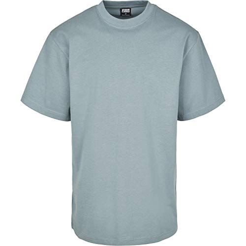 Urban Classics Basic Crew Neck Tall Tee, Camiseta, para Hombre, dusty blue, XL
