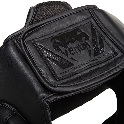 Venum Challenger 2.0 Casco MMA, Unisex Adulto, Negro/Negro Matte, Talla Única