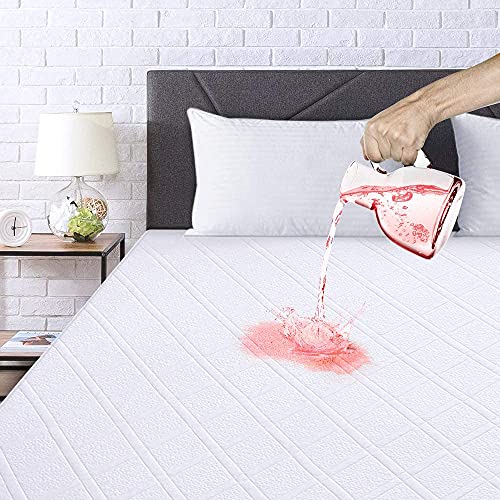 viewstar Protector Colchon Impermeable 150x190/200, Bambú Funda Colchon con Esquinas Elásticas, Transpirable& Fresco, Antiácaros& Hipoalergénico, Lavable& Silencioso, Cubre Colchon