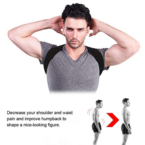 Volver Corrector, Espalda Hombro Postura Corrección de Bandas Jorobada Volver Alivio del Dolor Corrector Brace Hombres Mujeres Niños