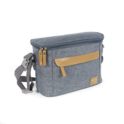 Walking Mum Bolso Organizador Baby Nature Ocean. De Maternidad Para Silla De Paseo. Asa Larga Para El Hombro Y Asas Cortas Para Fijar Al Carro. Color Azul Marino. Medidas 30 X 20 X 15 Cm, Azul Ocean