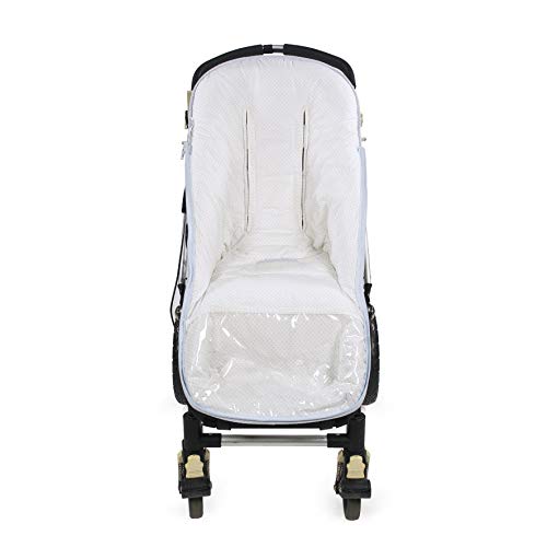 Walking Mum Saco Silla de Paseo Baby Nature Ocean Verano (Bn), Funda para Silla de Paseo, Uso Universal y Compatible con la Mayoría de los Carros y Portabebés, Color Azul Ocean