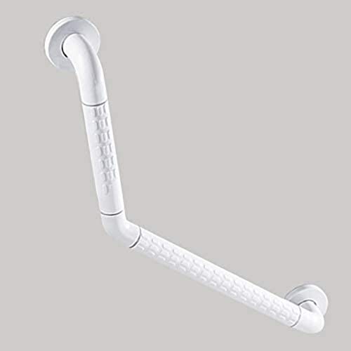 WANGXIAOYUE Suministros para hoteles Barandilla de Seguridad Baño de Esquina Barandilla Aseo Ducha Aseo Baño Colgar de la Pared de Edad Avanzada manija con Acceso for discapacitados (Color : White)