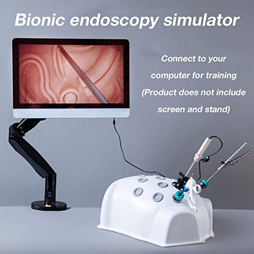 WANJIAJIA Toracoscopia y Laparoscópica Simulador Cirugía Kit de Sutura Quirurgica para Medicina Enseñando, con HD Endoscopio Cámara & 4 Instrumento Quirúrgico & 9 Entrenamiento Módulos