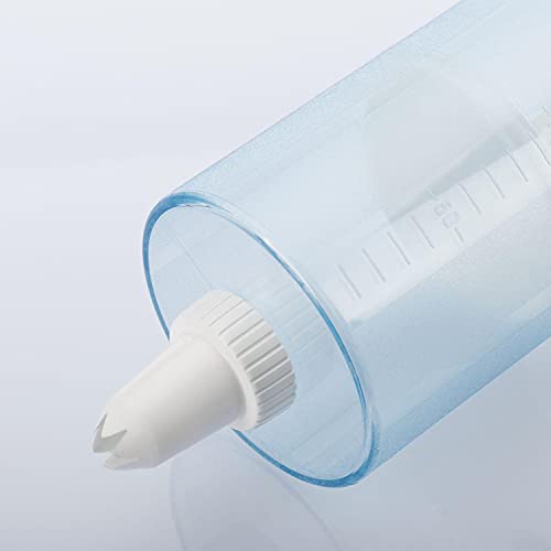 Westmark Jeringa para mezclar y adornar con 6 boquillas de formas diferentes, Volumen de llenado 280 ml, Plástico, Transparente/blanco, 32382260