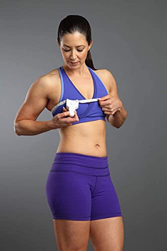 WINTAPE Cinta métrica para el cuerpo – 150 cm (60 pulgadas), manejo con una sola mano, diseño compacto y ergonómico, forma precisa, cómoda de perder peso y aumentar los músculos (blanco)