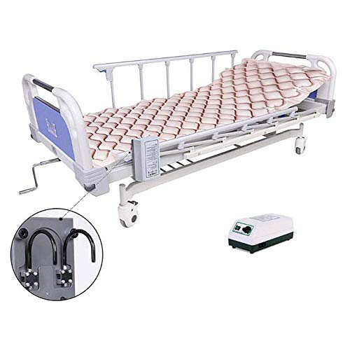 WLKQ Colchón Antiescaras con compresor, Colchones para Cama, Antiescaras Colchón de Aire y Bomba con regulación, Colchón Antiescaras por Presión Alternante