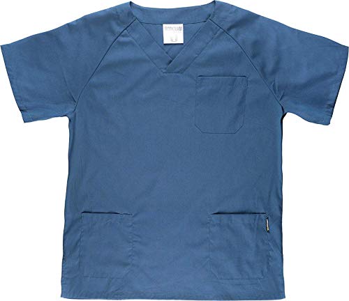 Work Team Uniforme Sanitario, con elástico y cordón en la Cintura, Casaca y Pantalon Unisex Azafata M