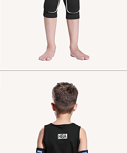 YAOUFBZ Rodilleras para niños,Conjunto de Equipo de protección para niños，Rodilleras,Coderas,muñequeras,Tobilleras,Protecciones multidireccionales,aptas para Todo Tipo de Deportes (niños,niñas)