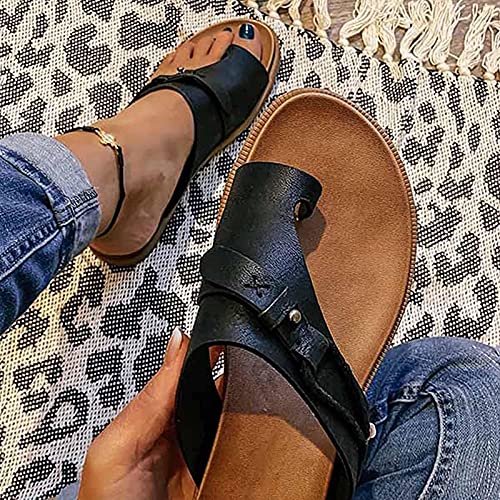 Yokbeer Sandalias de Mujer Zapatillas Zapatos Dedo Grande Hallux Valgus para el Tratamiento Mulas Ortopédicas Cómodas Zapatillas Sandalias de Verano Antideslizantes Zapatos de Punta Abierta