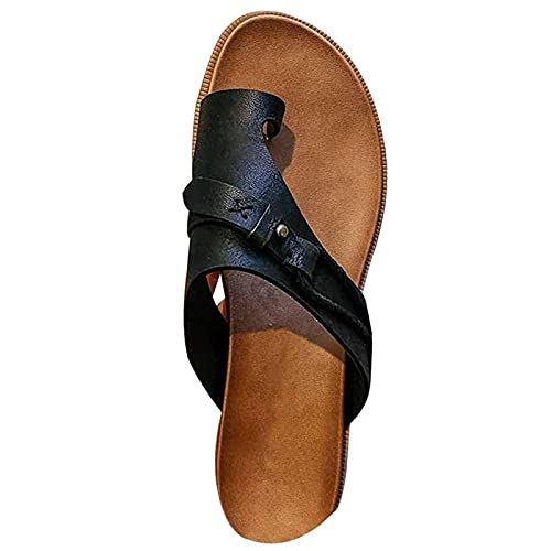 Yokbeer Sandalias de Mujer Zapatillas Zapatos Dedo Grande Hallux Valgus para el Tratamiento Mulas Ortopédicas Cómodas Zapatillas Sandalias de Verano Antideslizantes Zapatos de Punta Abierta