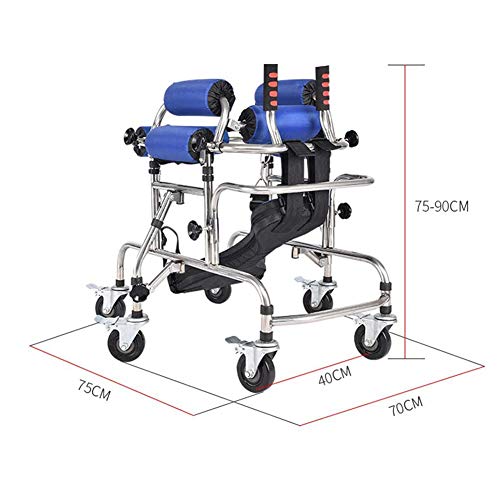YUXINCAI Rollators Andadores Accesorios Walker Parálisis Cerebral Hemiplejía Entrenador De Rehabilitación Caminante De Pie Entrenamiento De Parálisis Infantil Caminante Peatonal