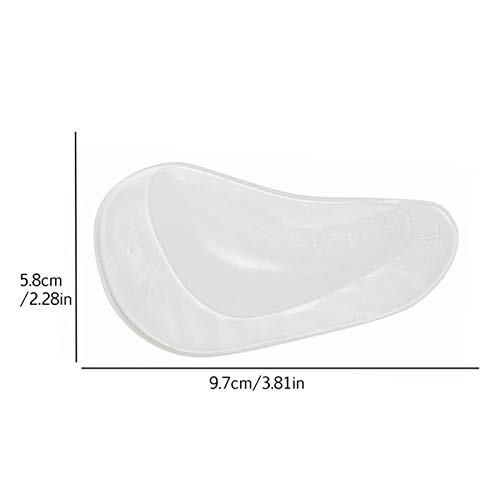 yxx Varón y Hembra los Plantillas ortopédicas, Plantillas de Silicona for Corregir la rotación Interna, la Ayuda de Arco del Gel Pads, 1 par de tacón cuña Lateral Plantillas (Size : L)