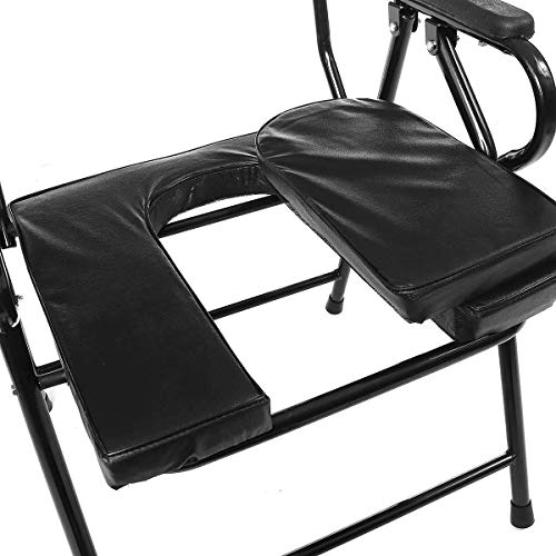 Z-SEAT Silla con Inodoro Plegable, Silla Plegable portátil Bandeja de Cama extraíble con Inodoro Incorporado para Personas con discapacidades, Ancianos y Otros