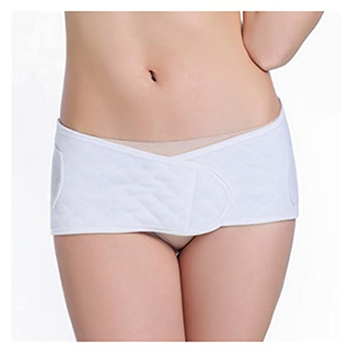 ZJCUNEUR Postparto Mujeres Embarazadas Adecuadas para el cinturón de Hueso pélvico, ventilación de Suministro, cinturón de Hueso pélvico de Abdomen Inferior (Color : Rosado, Size : M)