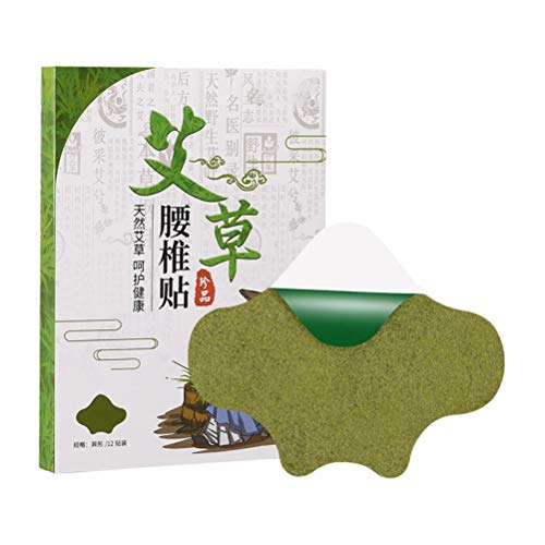 12 Pegatinas autocalentables de ajenjo Natural, Parche para aliviar el Dolor, Adhesivo de moxibustión, Parche para aliviar el Dolor, Parches de Calor, Adhesivo de Lumbago Painwormwood