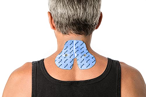2 Electrodos axion para cuello y cervical TENS y EMS | Especiales en forma de mariposa | Compatibles con su aparato VITALCONTROL y Beurer | Electrodos para TENS | Electrodos para EMS