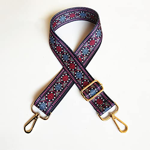 2 unids Strap de hombro Cinturón de colorido Correa de bolsillo Correa de hombro Correa de bolsillo Correa Correa de bolsillo Flores for bolsos de bolsos Bolsas de tragador 130 cm ( Color : G )