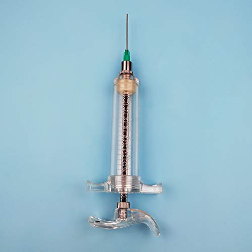 20 ml de plástico Luer Lock Jeringa con 10 piezas 27 g 25 g 23 g 22 g 21 g 18 g 16 g 14 g 15 g Agujas azules aplicador de azul, dispensador de aceite (20ml)