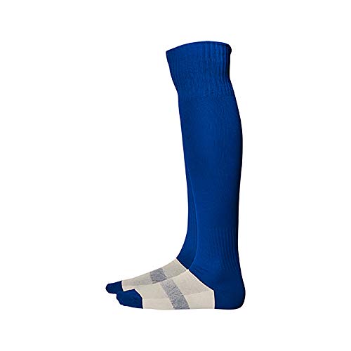 24 JOYAS Medias Deportivas de colores para Fútbol, Ciclismo, Running... Calcetines de compresión y transpirables Unisex para deportes y viajes: Correr, trotar, caminar, volar (JR 35/40, AZUL)
