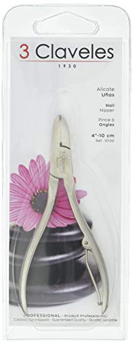 3 Claveles - Alicate para uñas 10 cm acero carbono