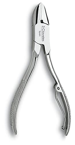3 Claveles - Alicate para uñas 10 cm acero carbono