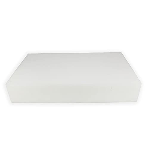 Acomoda Textil - Plancha de Espuma a Medida 23kg/m³. Pieza de Espuma de Alta Densidad y Firmeza para Tapizar, Sillas, Sofás, Colchones, Manualidades. (100X200X2)