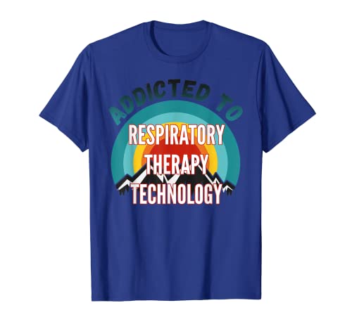 Adicto a la terapia respiratoria Tecnología College Principal Gif Camiseta