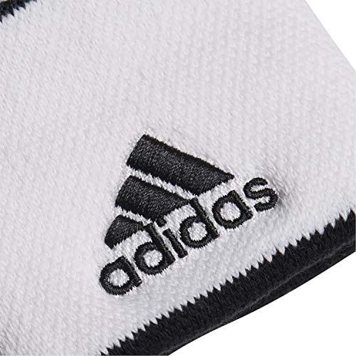 Adidas Tennis WB S Muñequera, Unisex Adulto, Blanco/Negro/Negro, Única