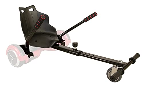 Airel Asiento Hoverboard Ajustable | Hoverkart para Hoverboard | Hoverkart Silla | Silla Go Kart para Patín Eléctrico | Hoverkart Ajustable | Medidas: 55x47x20 cm