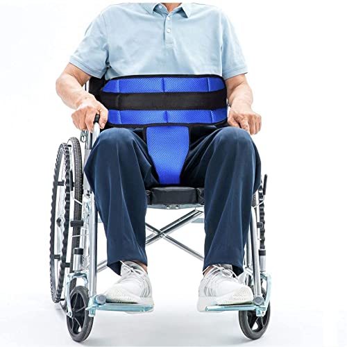 ALLWIN Silla De Ruedas Sistemas De Sujeción De Cinturón De Seguridad Pecho Cruzado Restricciones Médicas Arnés Silla Correa Ajustable Cuidados para Pacientes