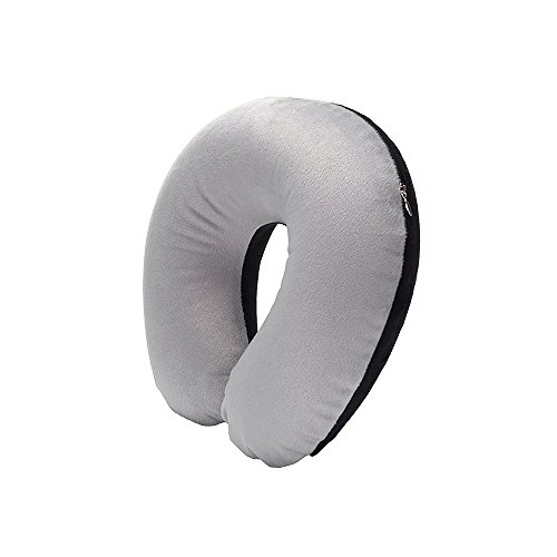 Almohada de Viaje, Almohada para El Cuello Tipo U Cómoda Almohada Portátil para Avión, Tren, Automóvil, Hogar, Oficina, Cojín de Descanso Suave para Dormir