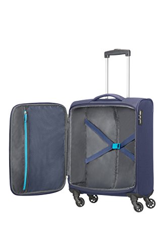 American Tourister- Funshine spinner 4 ruedas 55/20 equipaje de mano, azul (orion blue), S (55cm-36L)