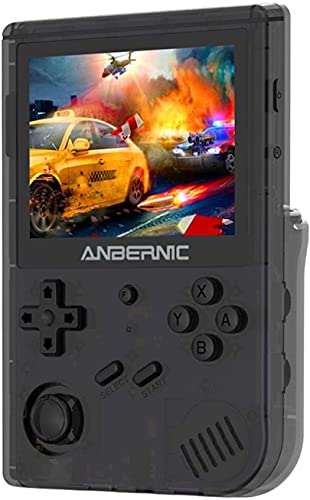 Anbernic RG351V Consola Retro Portatil con Wifi, Buena Retro Game Console 64GB con 2500 juegos,soporta PSP,NDS,DC, RK3326 Chip 1.5GHz,Open Source Linux System Consola de videojuegos retro 3.5"IPS