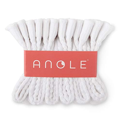 Anole Calcetines bebe niña verano altos tobilleros, ropa para recién nacido, bebé niño y niña perfectos para pantalones y conjuntos de tipo infantil con ranitas color blanco