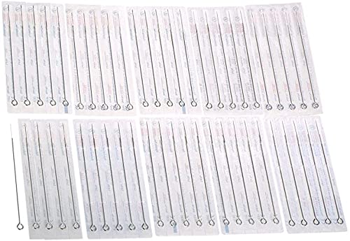 Anself Agujas Tatuaje Desechables Estéril Adhesivo en 5 Modelos 1RL 3RL 5RL 7RL 9RL 50ST