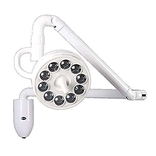 ANYURAN Lámpara sin Sombra de cirugía médica, Lámpara sin Sombras de luz de Examen médico quirúrgico LED montada en la Pared de 30 W Lámpara sin Sombras quirúrgica de rotación de 360 ° Lámpara