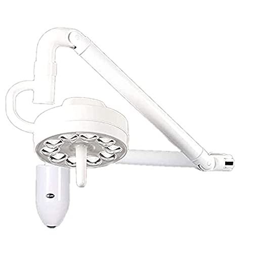 ANYURAN Lámpara sin Sombra de cirugía médica, Lámpara sin Sombras de luz de Examen médico quirúrgico LED montada en la Pared de 30 W Lámpara sin Sombras quirúrgica de rotación de 360 ° Lámpara