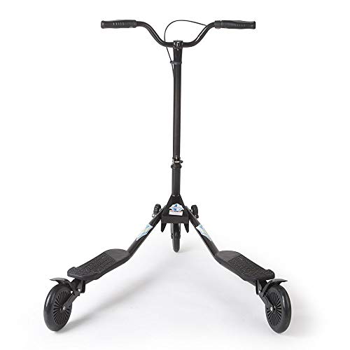 AOODIL Scooter abatible Plegable de 3 Ruedas para niños Tri Slider Kick Speeder Scooters Push Drifting con manija Ajustable para niños/niñas/niños