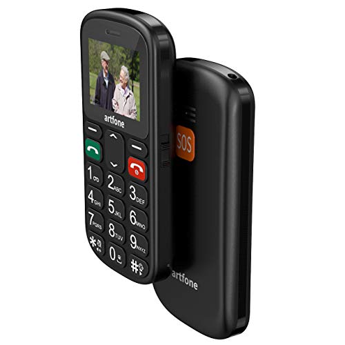 artfone Teléfonos Móviles para Gente Mayor con Teclas Grandes Móviles para Ancianos con Botón SOS
