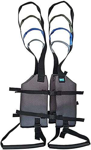 AY Carrías de elevación de pacientes Drive Pie Standing Trainers Ejercicios de la cintura de la cadera del muslo Admite la cinturón de transferencia de ayudas for caminar con el tampón de tórax acolch
