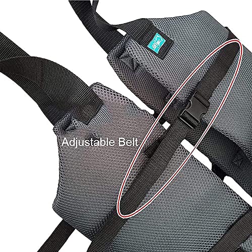 AY Carrías de elevación de pacientes Drive Pie Standing Trainers Ejercicios de la cintura de la cadera del muslo Admite la cinturón de transferencia de ayudas for caminar con el tampón de tórax acolch