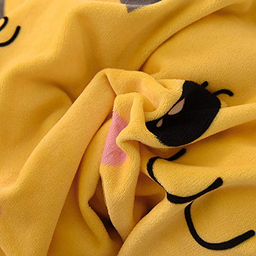 Bedding-LZ Funda nordica Cama 135,Funda de edredón de visón Dorado de Terciopelo de Leche Espesa Funda nórdica de Cama Doble Individual cálida sábana Funda de Almohada GRAMO_Hojas de 1,8 m (4