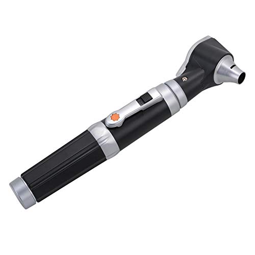 Belissy Otoscope - Espéculo de diagnóstico médico para el cuidado de los oídos, lupa con lámpara LED clínica